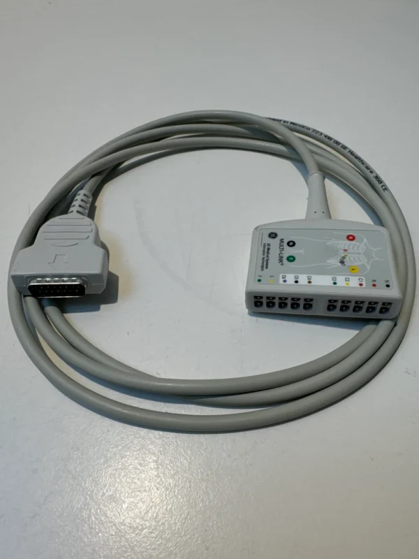 GE EKG Stammkabel 22341808, 10 Leitungen, 2,5 m