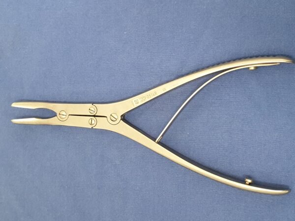 Aesculap FO514R – Beyer Hohlmeißelzange gebogen, 180 mm
