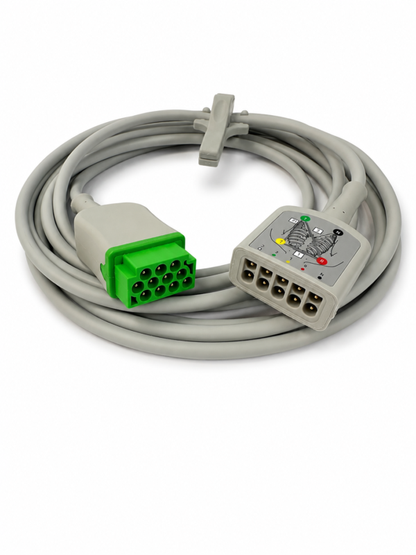 Vyaire 2017003-003 Multi-Link EKG-Stammkabel 3/5-Lead IEC 3,6 m