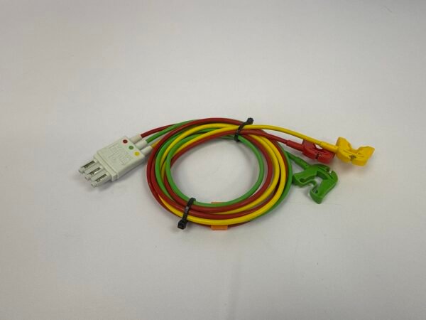 Philips M1672A – 3-Lead EKG-Ableitungskabel IEC mit Grabber-Clips