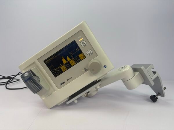 Dräger Vamos – Anästhesiegasmonitor für CO₂, N₂O und Narkosegase mit Halterung