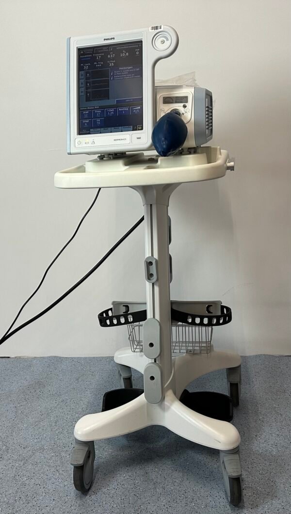 Philips Respironics V60 Beatmungsgerät / NIV-Ventilator mit Rollwagen