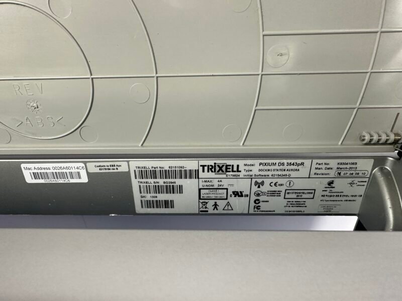 Siemens TRIXELL PIXIUM DS 3543pR Docking Station Aurora 62151092