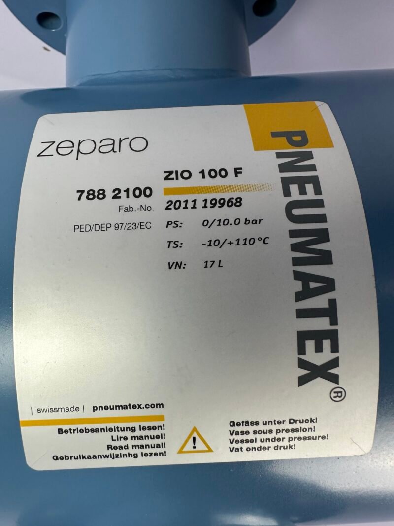 Pneumatex Zeparo ZIO 100 F Abscheider DN 100 Art.-Nr. 788 2100