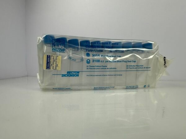 Becton Dickinson Falcon Tissue Culture Flasks 50 ml 25 cm² Zellkulturflaschen – 20 Stück steril