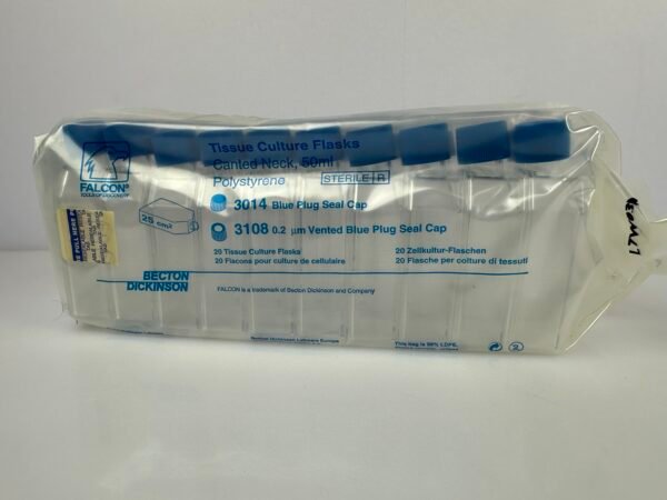 Becton Dickinson Falcon Tissue Culture Flasks 50 ml 25 cm² Zellkulturflaschen – 20 Stück steril