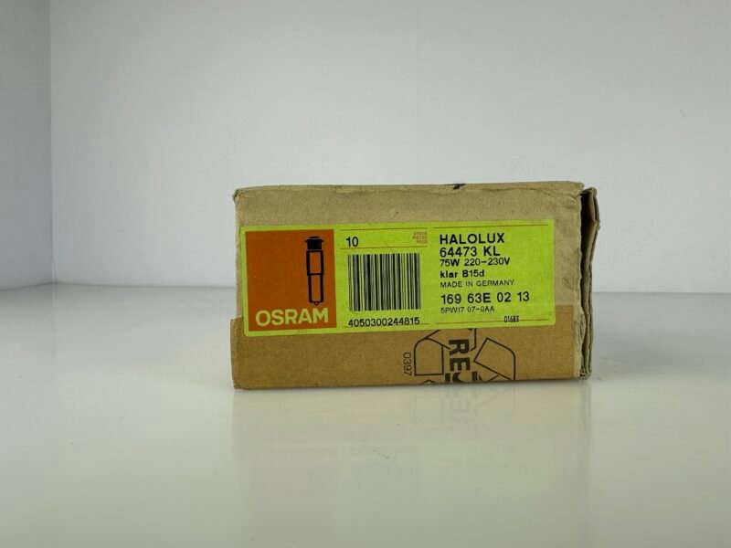 OSRAM HALOLUX 64473 KL Halogenlampe 75W 220–230V B15d klar