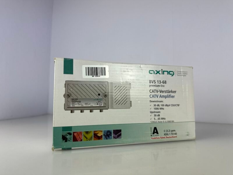 Axing BVS 13-68 premium-line CATV-Hausanschlussverstärker 30 dB mit Rückkanal