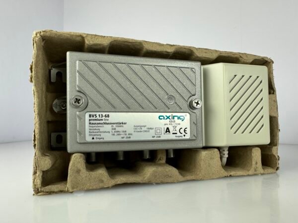 Axing BVS 13-68 premium-line CATV-Hausanschlussverstärker 30 dB mit Rückkanal