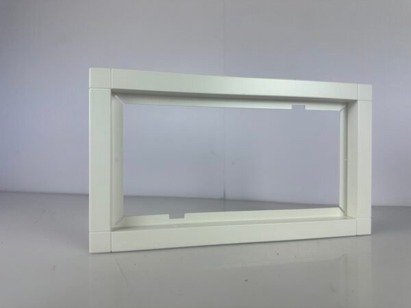 SSS Siedle KR 611-2/1-0 W Kombirahmen Weiß 131 x 231 mm