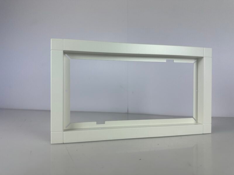 SSS Siedle KR 611-2/1-0 W Kombirahmen Weiß 131 x 231 mm