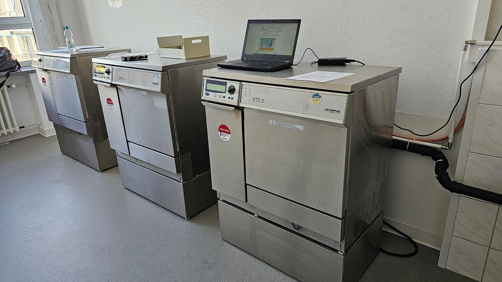 Drei Olympus ETD 3 als Übergangslösung im Lukaskrankenhaus Neuss